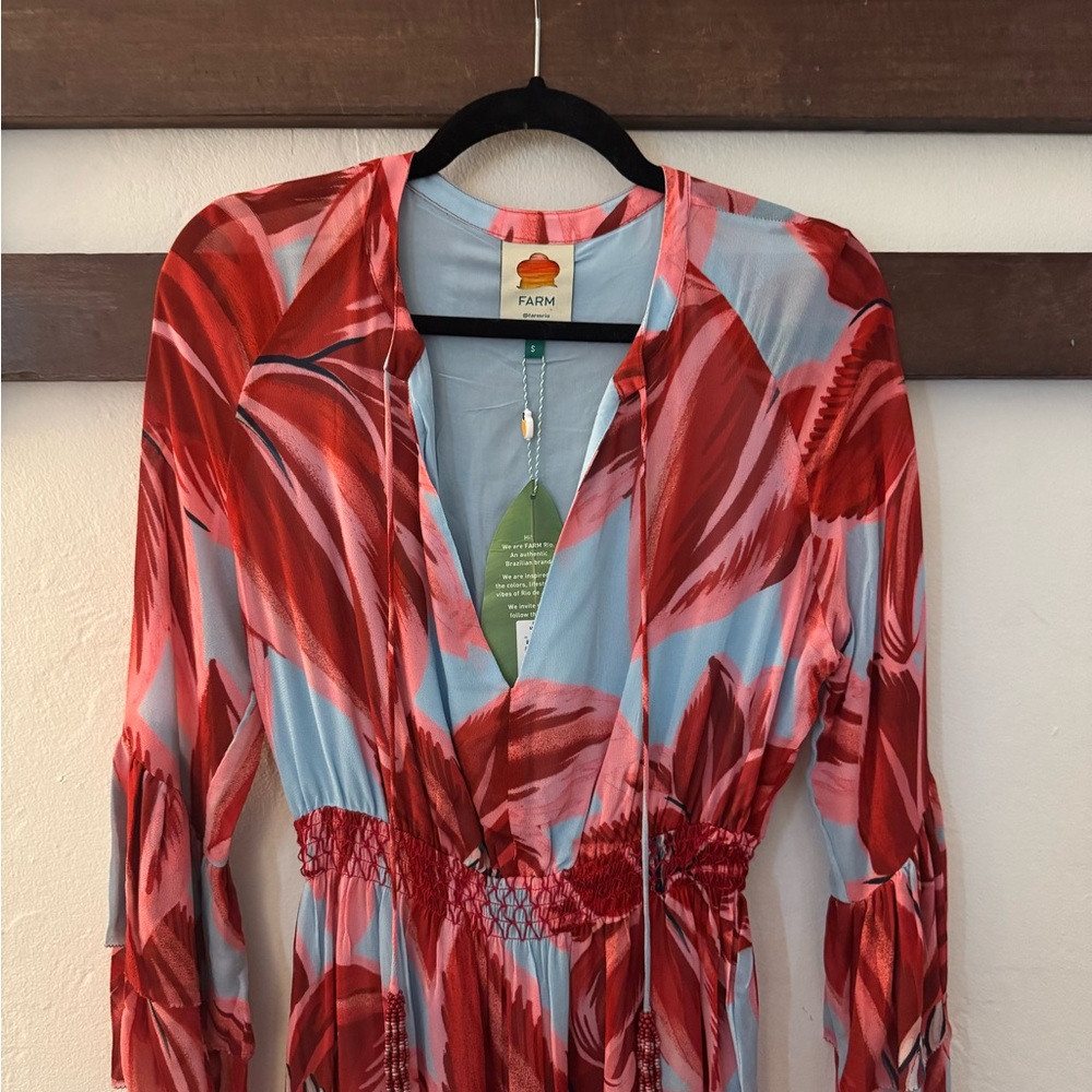 NWT FARM Rio Azalea Mini Dress - Picture 3 of 4